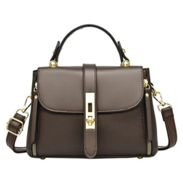 Macia női bőr válltáska, narancssárga, kis méret