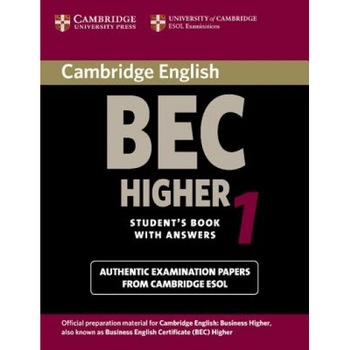 Cambridge BEC Higher 1: Examination Papers from University of Cambridge ESOL Examinations: English for Speakers of Other Languages, Cambridge University Press (Manufactured by) Cambridge BEC Higher 1: Examination Papers from University of Cambridge ESOL Examinations: English for Speakers of Other Languages, Cambridge University Press (Manufactured by)