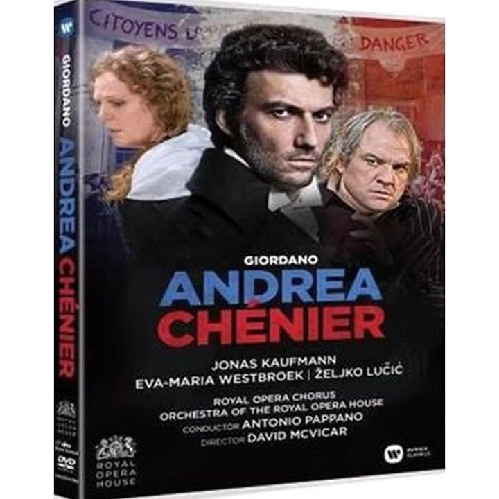 Jonas Kaufmann,Eva-Maria Westbroek,Zeljko Lucic,The Royal Opera,Antonio Pappano - Giordano: Andrea Chenier (DVD)