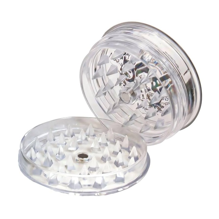 Grinder tutun, Faro, plastic, 2 parti, 50x27mm