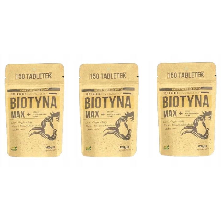 Supliment nutritional NGS Biotina Max 150 comprimate, cu zinc, seleniu, vitamina B6, pentru sanatatea parului, pielii si unghiilor