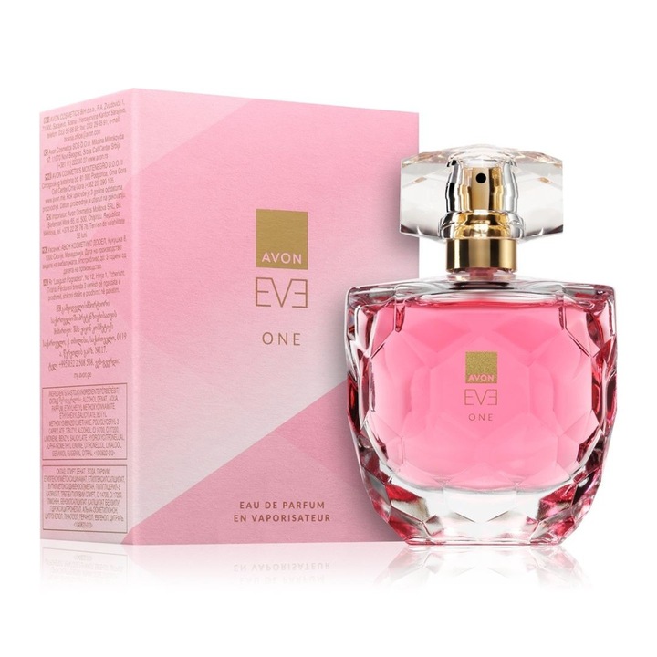 Avon Eve One Eau de Parfum 50 ml – virágos, gyümölcsös, női, körte, jázmin és szantálfa fényes jegyeivel, ideális a modern és magabiztos nő számára