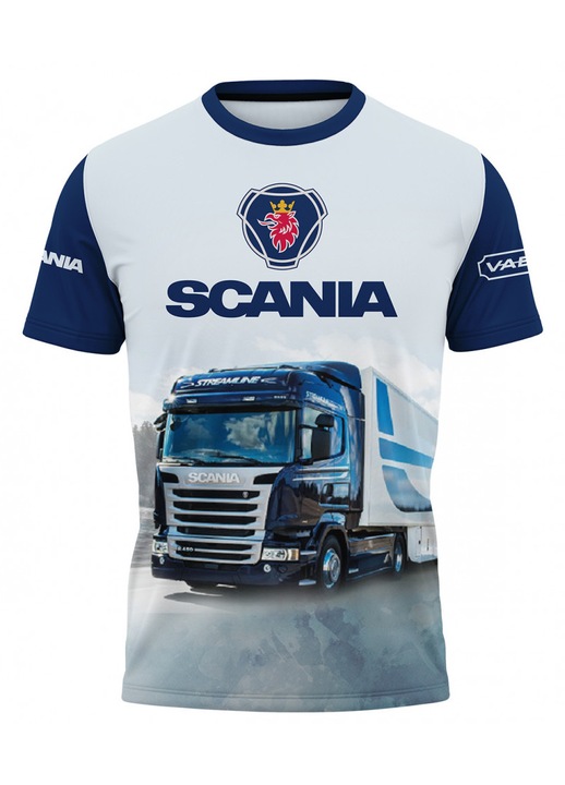 Férfi póló Scania 119.90, rövid ujjú, többszínű