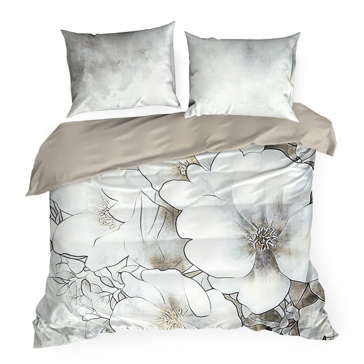 Ágynemű DAISY 220 x 200 bézs Eva Minge Eurofirany