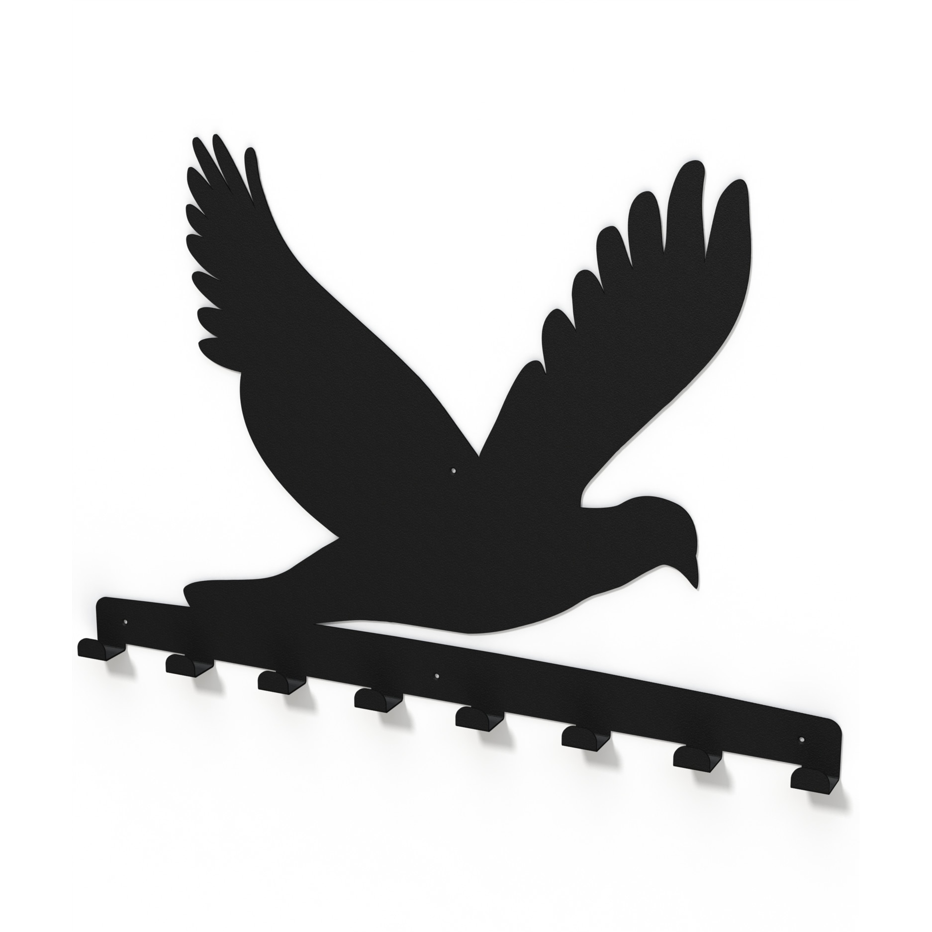 Cuier metalic PORUMBEL -model 4116 Negru