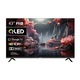 Televizor QLED Smart Arielli QLED43QM10GTV, 109 cm, FULL HD, HDR, Dolby Audio, Google TV, Quad Core, Clasa E, Negru