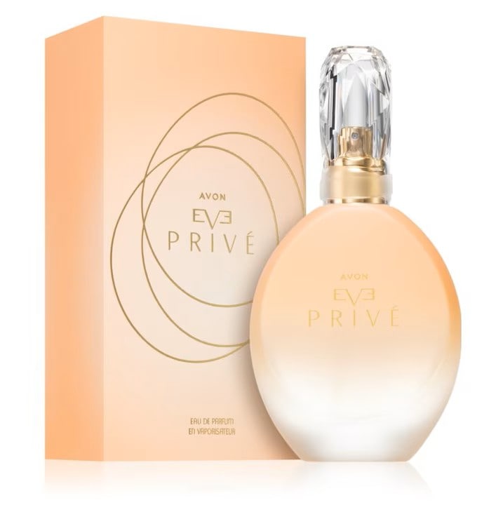 Avon Eve Prive női parfüm, 50 ml – virágos, gyümölcsös, piros alma, jázmin és vanília jegyekkel, tökéletes az elegáns és természetes megjelenésért minden nap