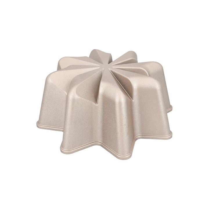 Forma pentru prajituri Star 24 cm, Birkmann, non-stick, aurie