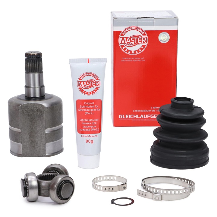 Master-Sport homokinetikus csukló, készlet, 31mm, 154mm, Audi A3, Seat Leon, Skoda Octavia, VW Golf, Passat B6