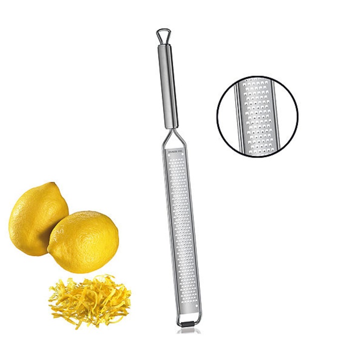 Tarka foarte fina Kuchenprofi Parma, 40x3,5 cm, inox, cu maner pentru agatat
