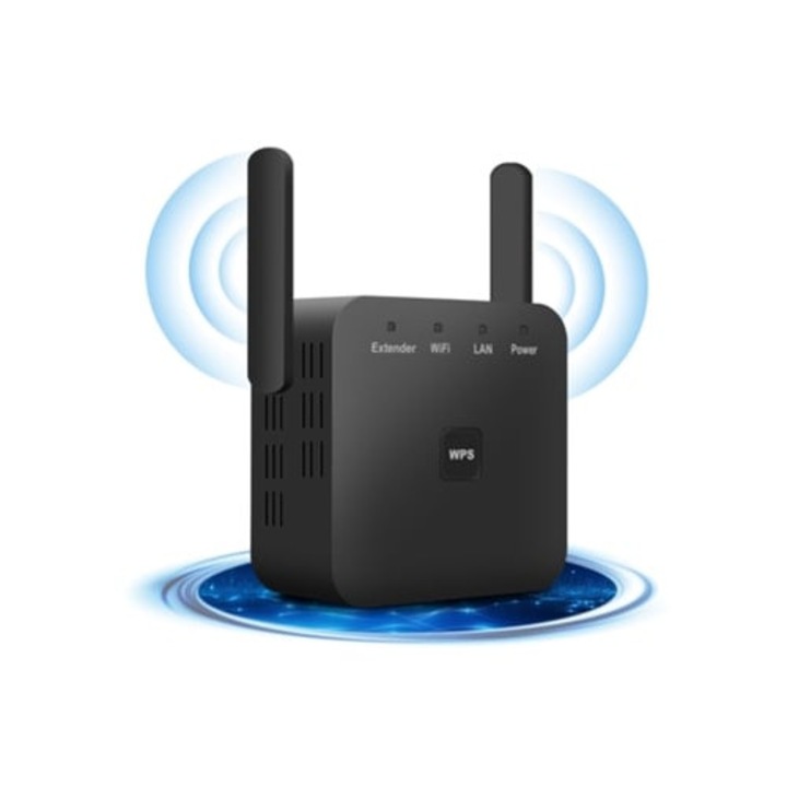 Amplificator Wifi, 4-Port, cu port Ethernet, Adaptor wireless