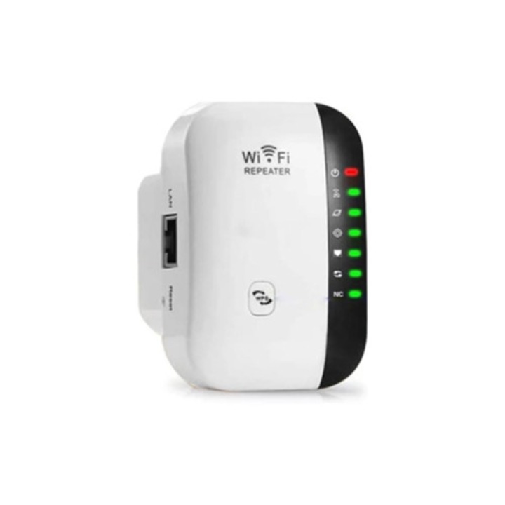 Vezeték nélküli ismétlő, jelerősítő, Wifi hosszabbító, CHRONUS, nagy hatótávolságú