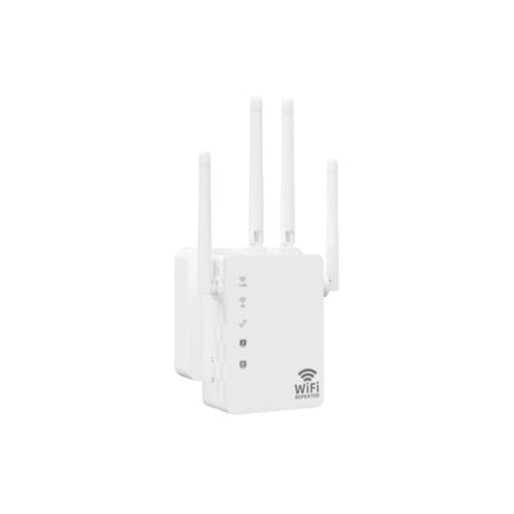 Extensor Wifi, 5G Dual Band, 1200Mbps, acoperire 8500mp, pentru 40 dispozitive