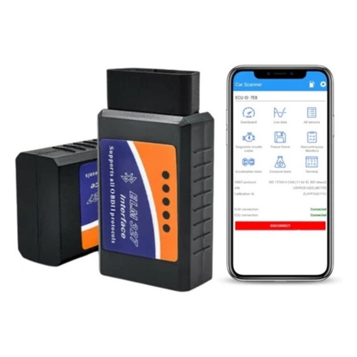 Тестер авто диагностика Bluetooth Elm327 OBD2 V1.5