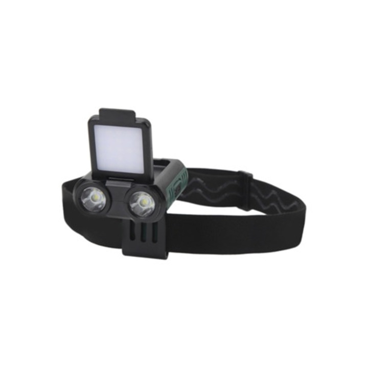 Lanterna LED cu clip, USB reincarcabila, ajustabila, senzor de miscare, pentru pescuit, multicolor