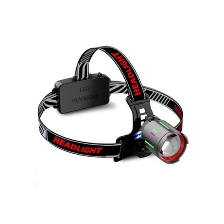 Акумулаторен LED фенер със сензор за движение, 20000 лумена, 3 режима на фокусиране, L CHRONUS