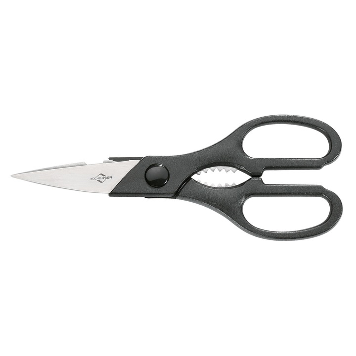 Foarfeca bucatarie Kuchenprofi Primus, 20cm, otel chirurgical, manere ergonomice, multifunctionala
