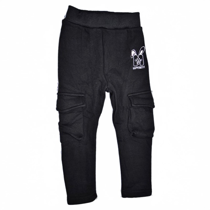 Bélelt nadrág lányoknak, Happy House WB-3321, Fekete 123660