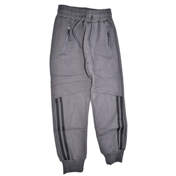 Bélelt, fleece sportnadrág fiúknak, Happy House WB-3561, Fekete 123675