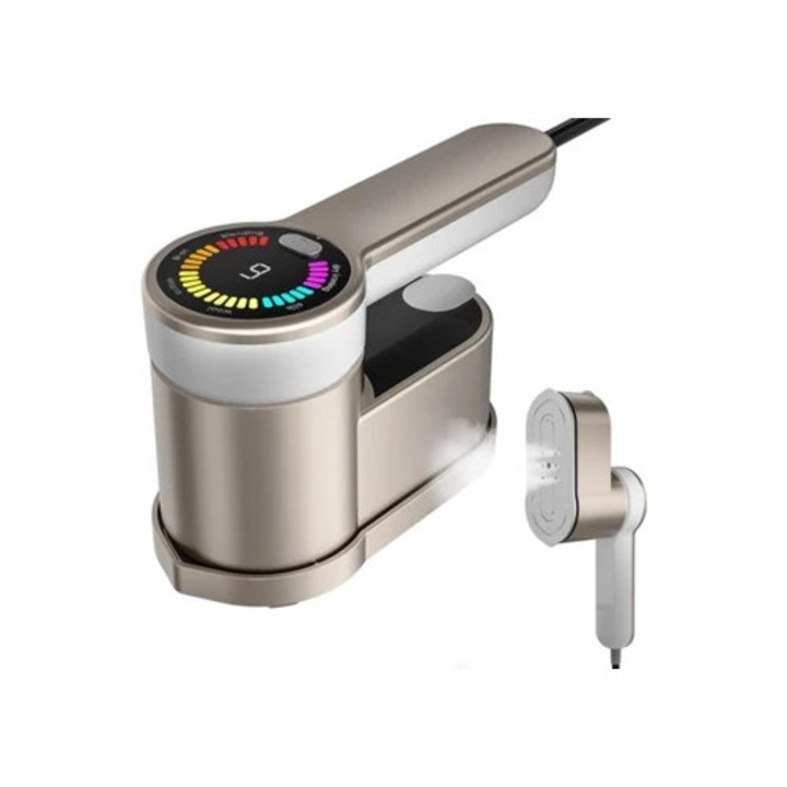 Steamer portabil, 1200W, 6 moduri de calcare, auriu