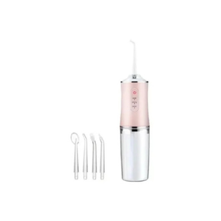 Szájzuhany, 3 mód, 220 ml, rózsaszín