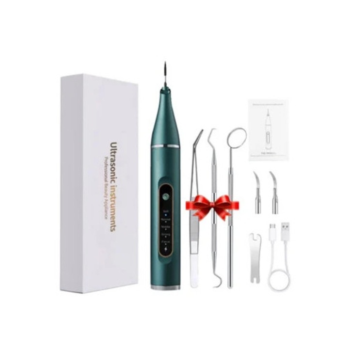 CHRUI hordozható elektromos szájzuhany, zöld kombináció