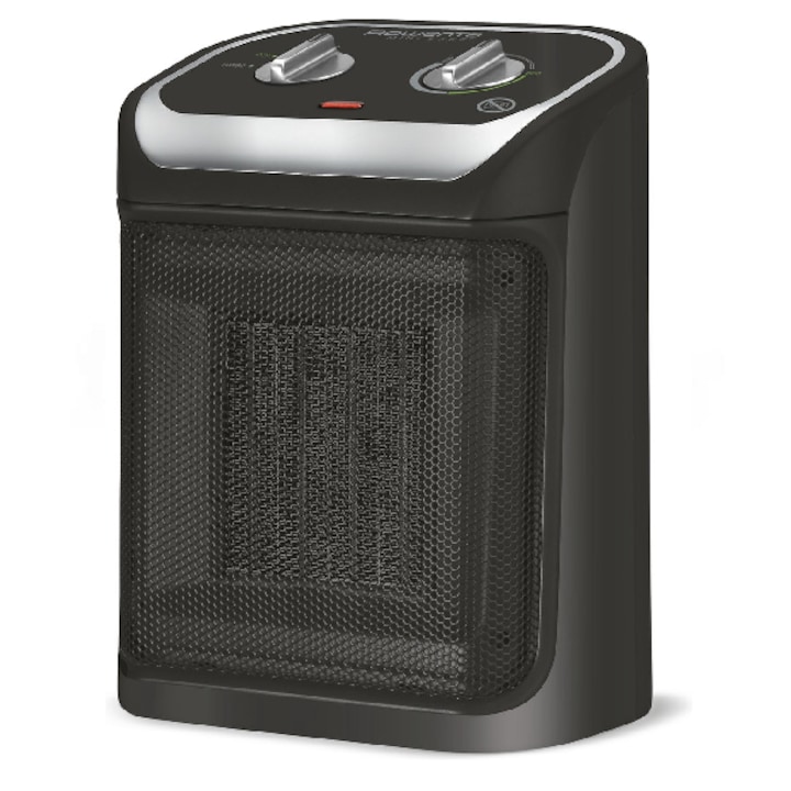 Rowenta Mini Excel kerámia ventilátoros fűtőtest, 2 teljesítményfokozat, kompakt, fehér, 25x20x10cm