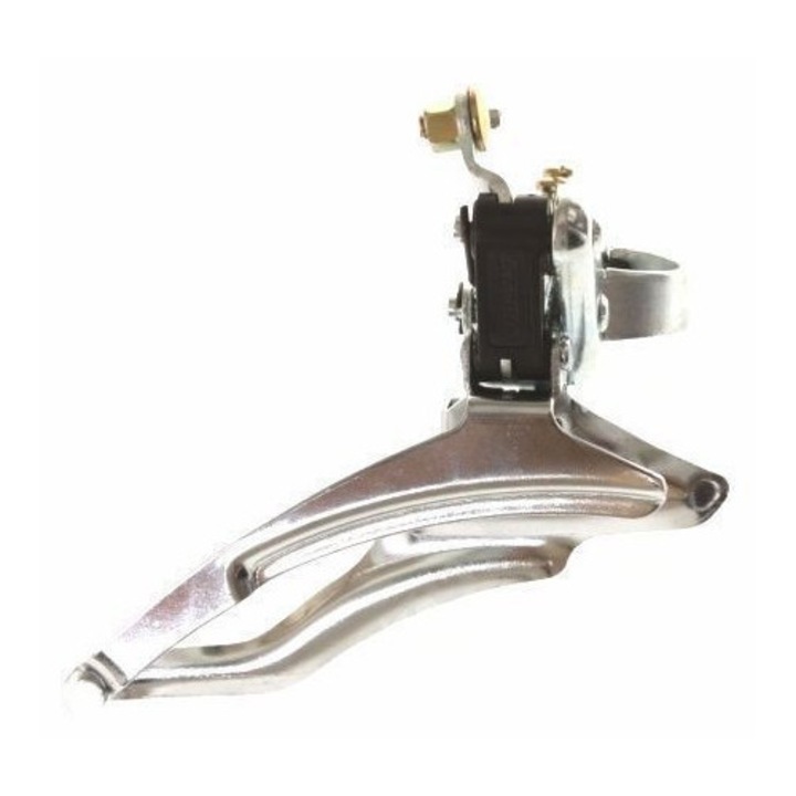 Преден дерайльор за велосипед, 7 скорости, 3 пиньона, черен