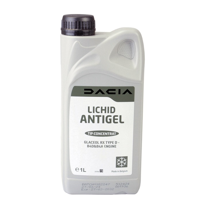 Antigel Renault Glaceol Type D 1L, galben, all season