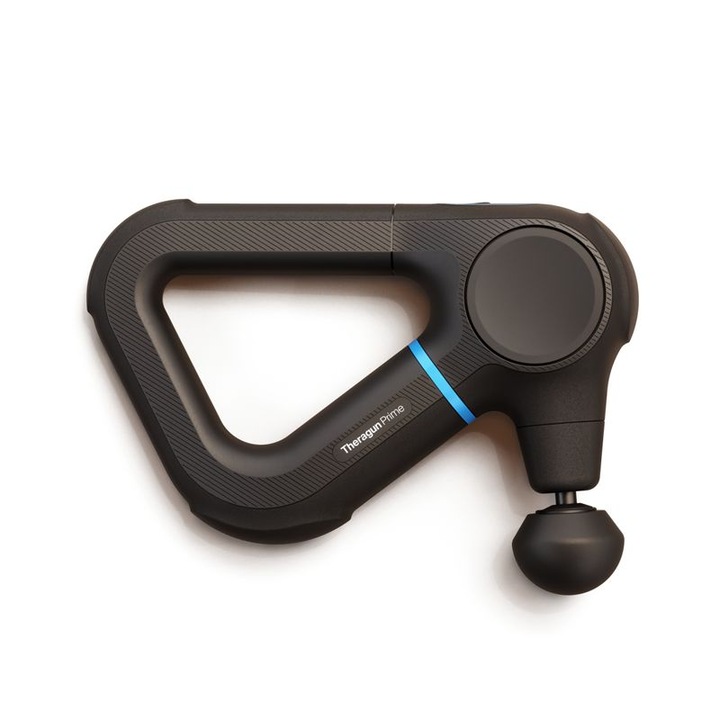 Aparat de masaj cu vibratie Therabody Theragun Prime G6, 5 trepte viteza, 2 capete masaj, Bluetooth, Negru
