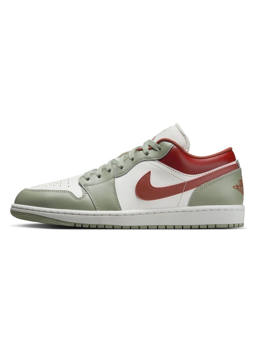 Маратонки Jordan Air Jordan 1 Low, естествена кожа, бели, 40 EU