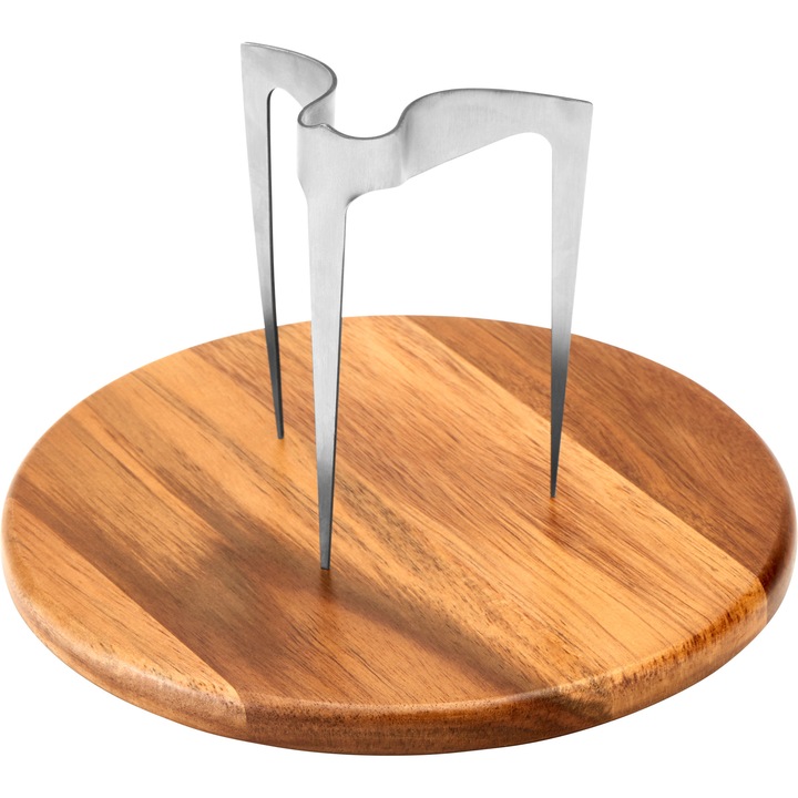 Set de servire hamburgeri, Lurch, deschidere 20x13,5cm, inox