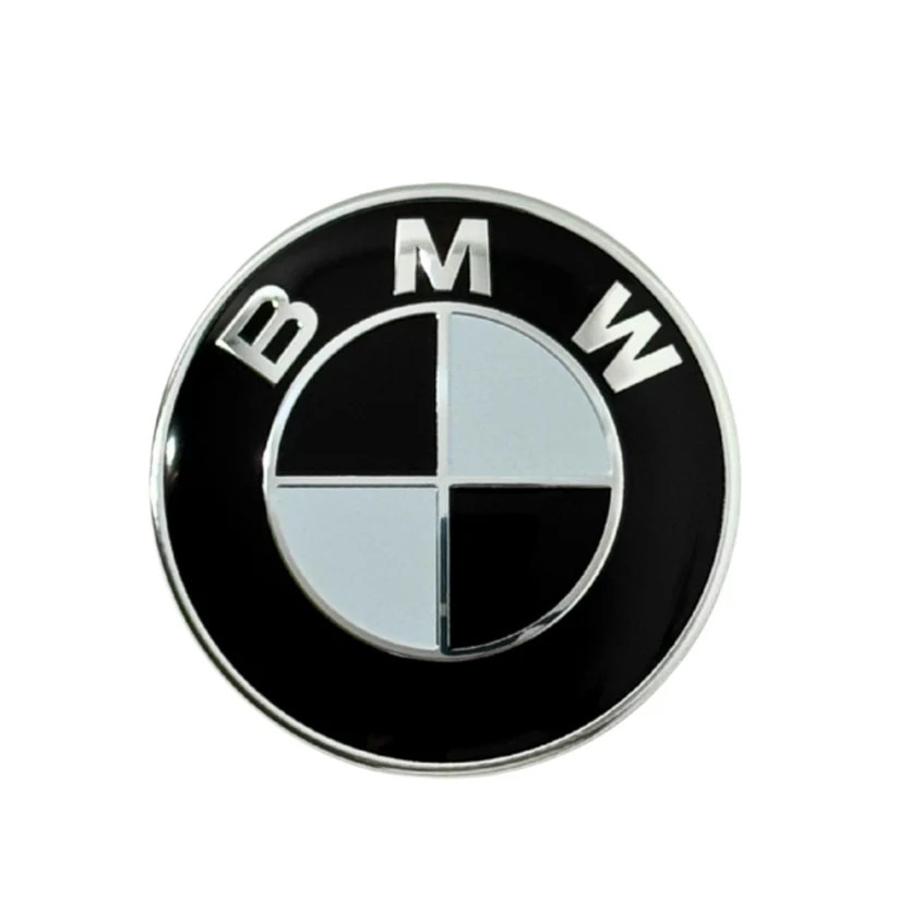 Emblema BMW, Sigla BMW, Montare pe Capota/Portbagaj, 74/82mm, Design ...