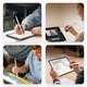 Писалка Stylus Wozinsky WRA-08, бяла, USB-C зареждане, точност 0,1 мм