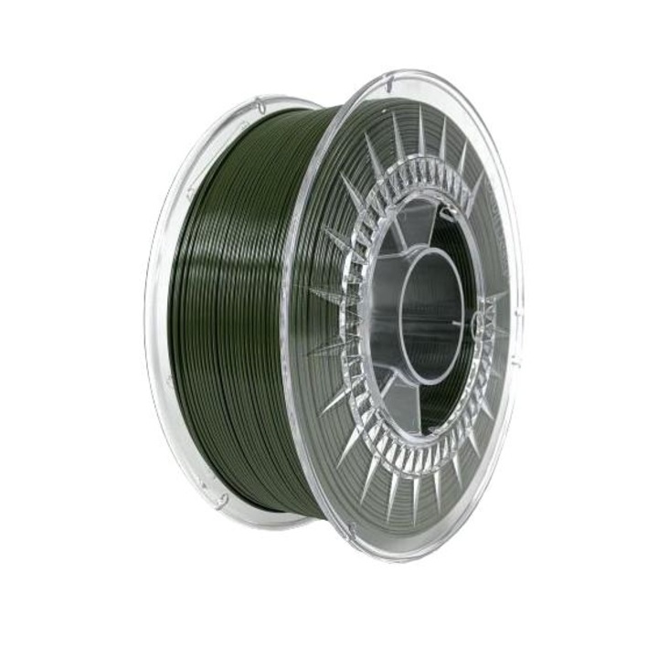 Filament PLA 1.75mm 1kg, Devil Design, verde maslina, temperatura imprimare 220C-250C