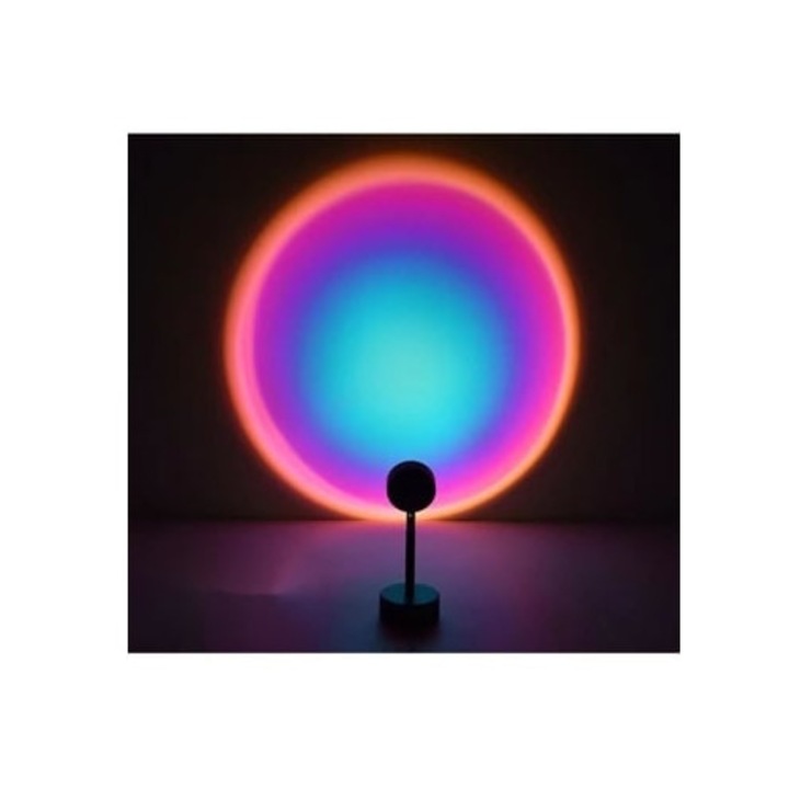 Lampa podea cu proiectie soare, multicolor