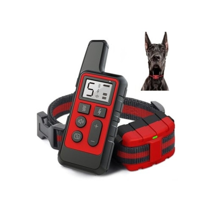 Zgarda electronica de antrenament pentru caini, 500 m