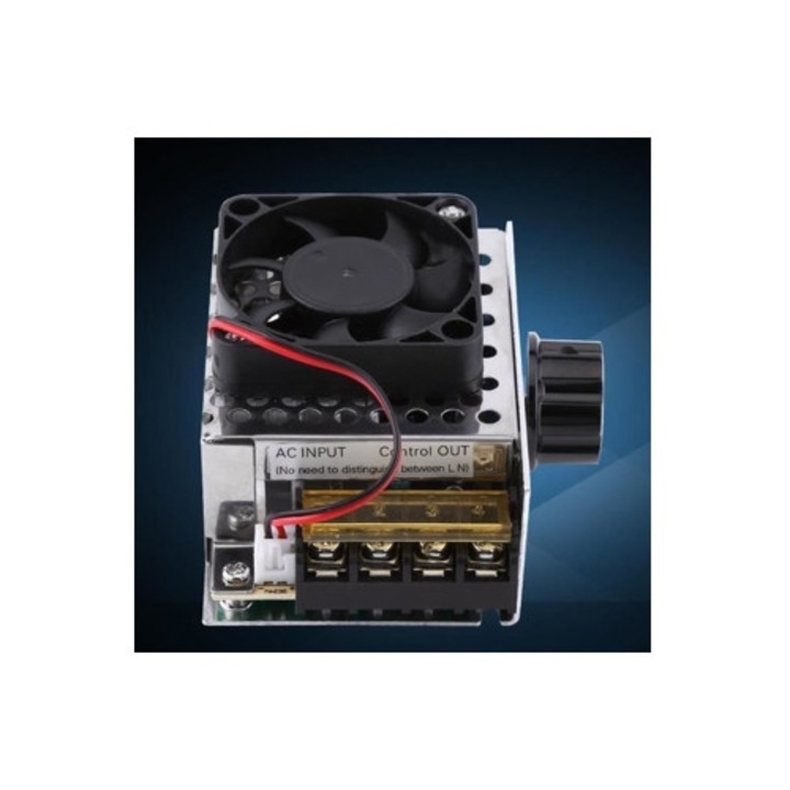 Controler de viteza motor 4000W, negru, 85x60x45mm