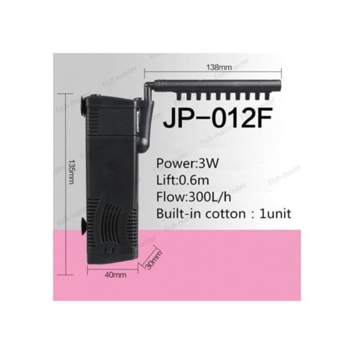 Filtru triplo integrat pentru acvariu, bomba submersibila multiuso, set