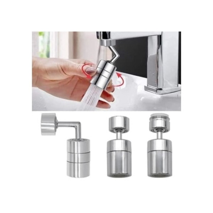 Cap de robinet de bucatarie, rotire 720°, anti-respingo, set