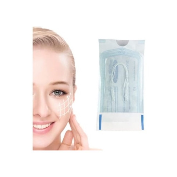 Fita de lifting facial, sem colageno, sem agulha, 10 S, aurie