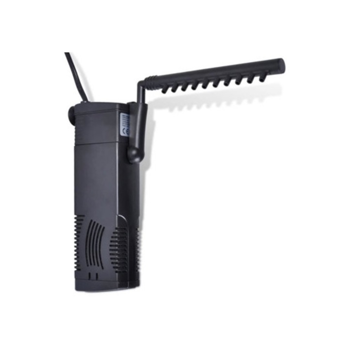 Pompa de filtrare pentru acvariu Magic Economique, 600 l/h, cu carbune activat, negru