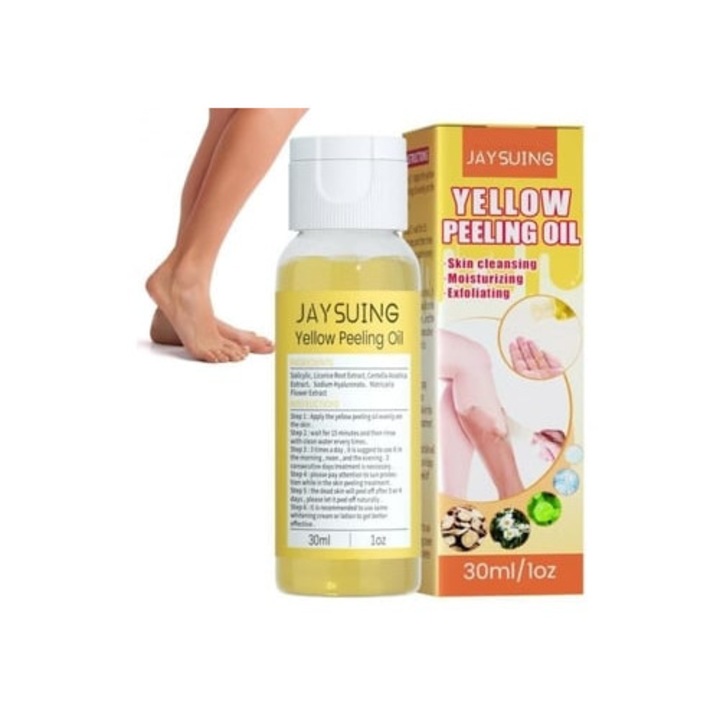 Testradírozó olaj, 2 darab, eltávolítja a keratint, világosítja a bőrt