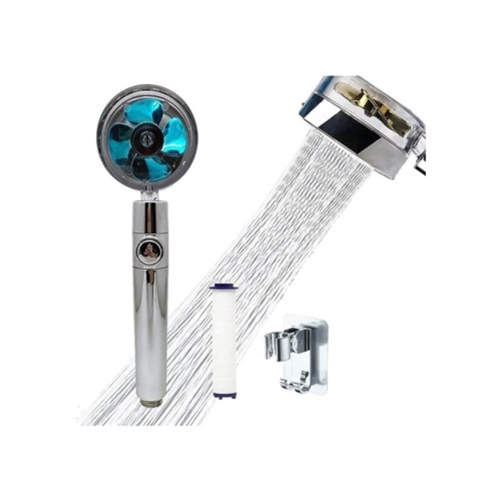 Coloana de dus portabila cu cap de dus rotativ, economisire apa, 360, set