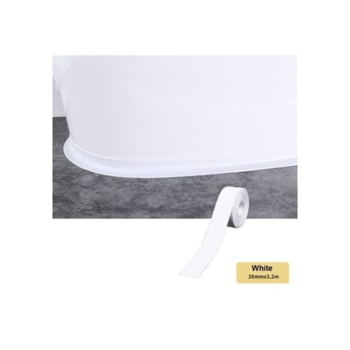 Banda transparenta, 38mm x 3.2m, rezistenta la apa si mucegai