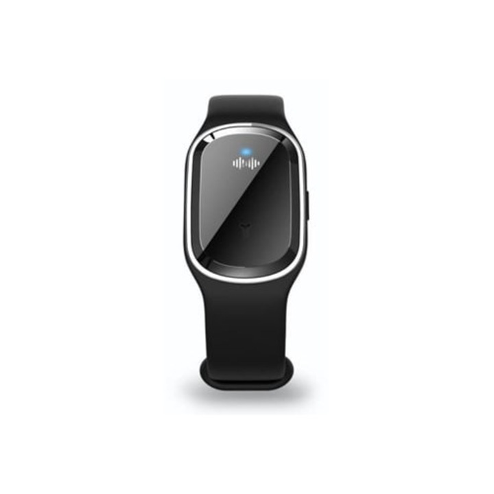 Bratara anti-tantari pentru copii, model negru, insecticid, ultrasonica