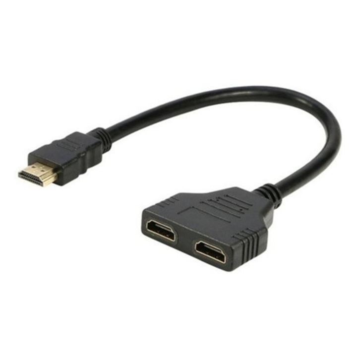 Cablu splitter HDMI Atyulnm, 1.5m, negru