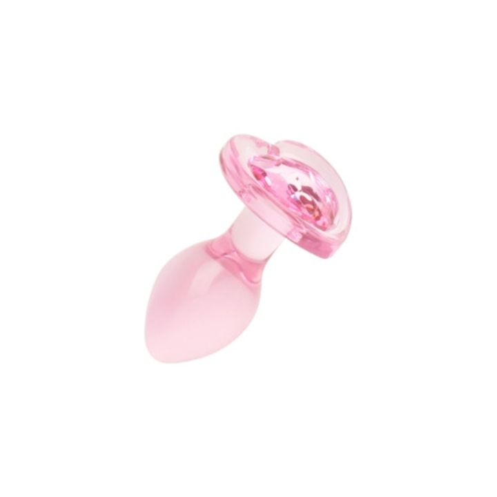 Üveg anál dugó, 7 cm