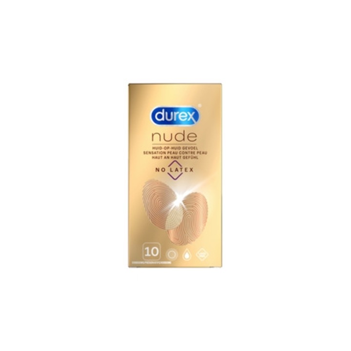 Prezervative Durex Nude, 10 bucati