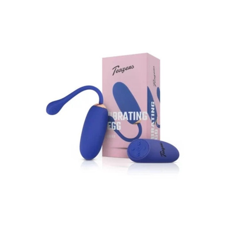 Vibrátor, Teazers, távirányítóval, kék